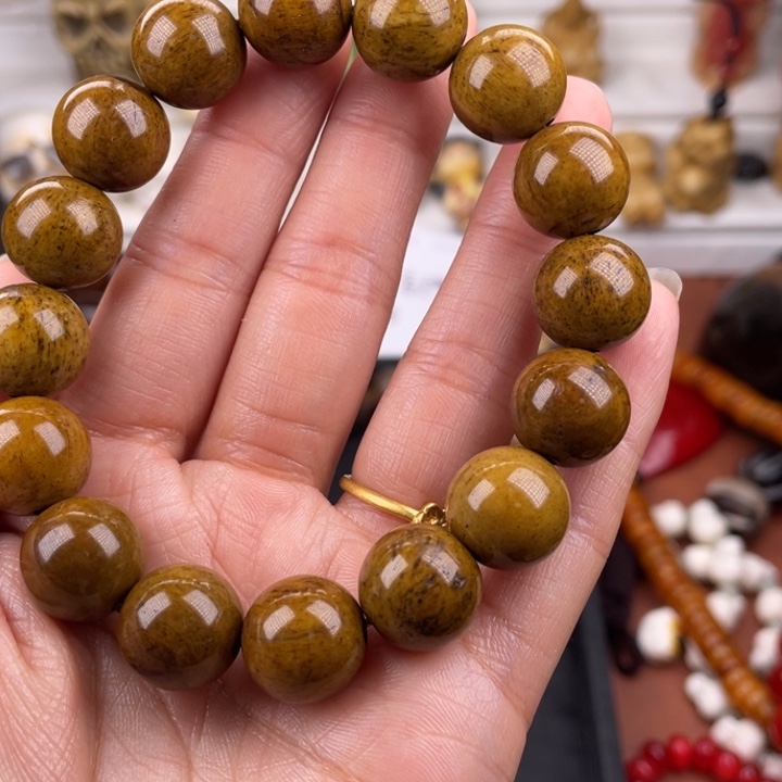 手串/手链鹿骨骆驼骨雕刻14