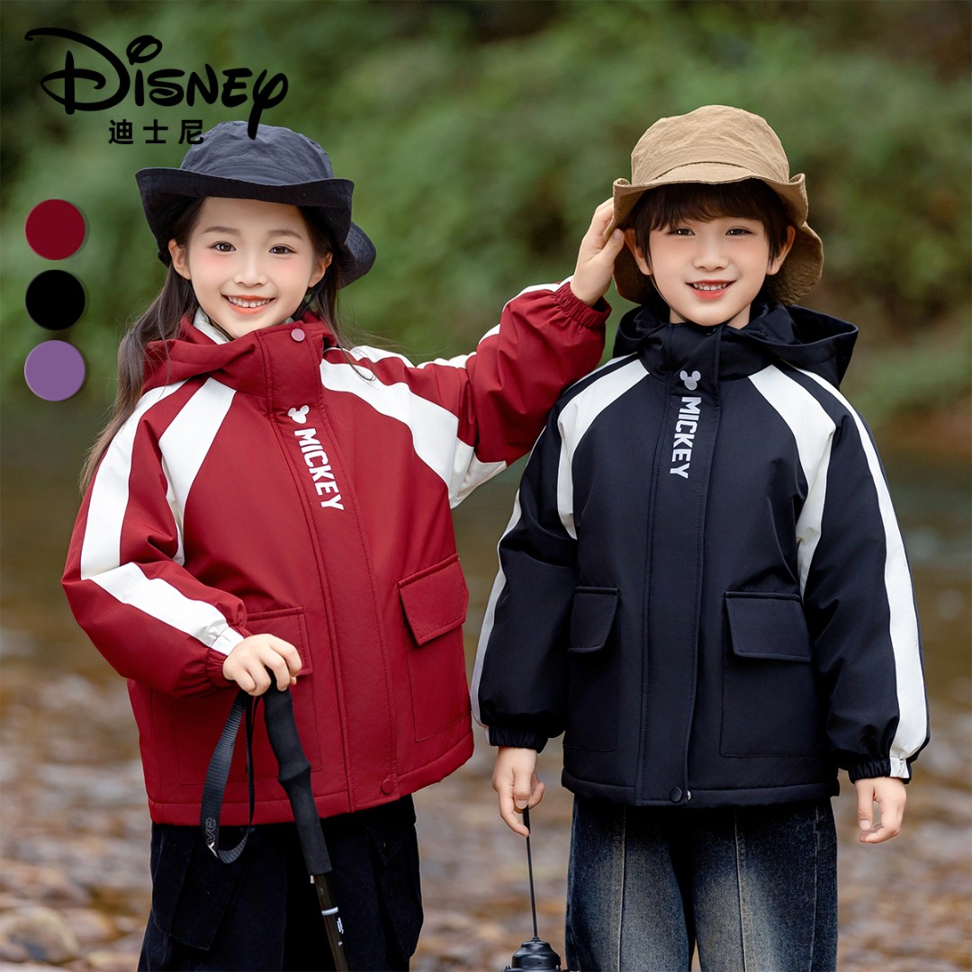 【专柜现货】Disney/迪士尼秋冬儿童日常保暖防寒加绒外套XHR3SW679