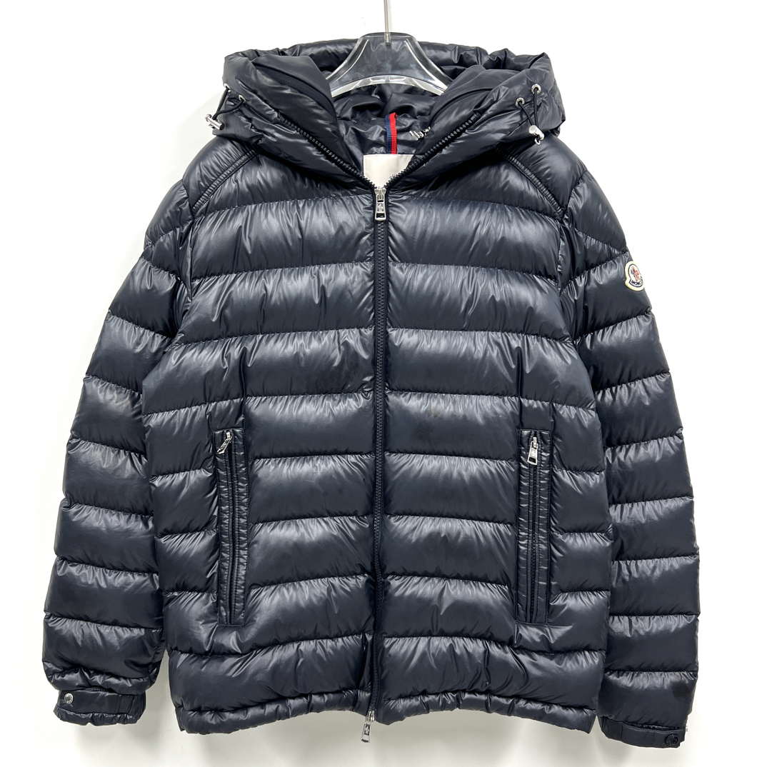 95新 MONCLER 盟可睐 24款Besines系列双风帽羽绒服 午夜蓝 1码/ 