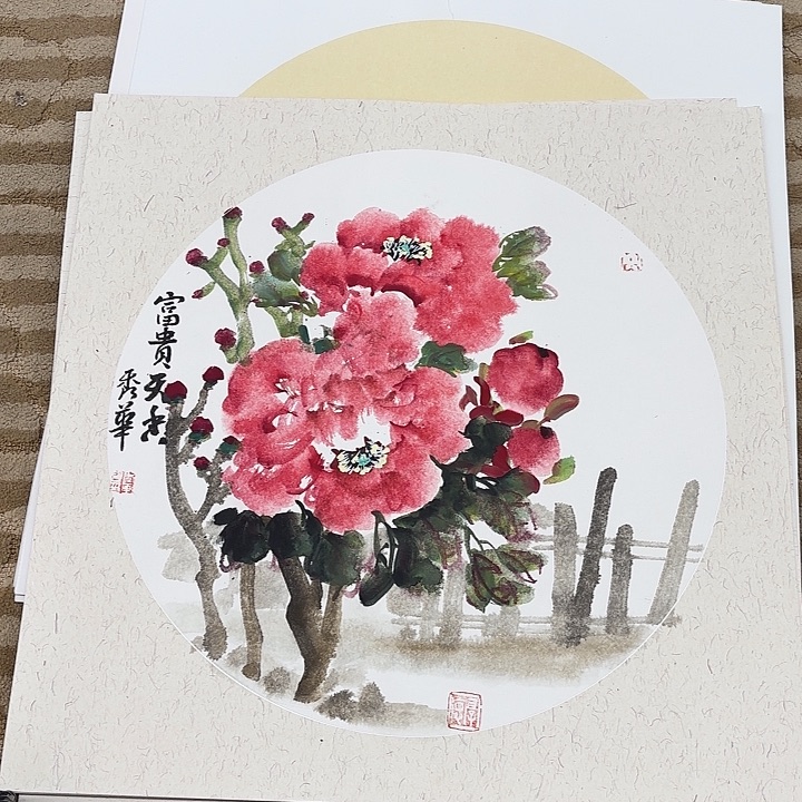 国画花鸟的翅膀和尾巴50.50