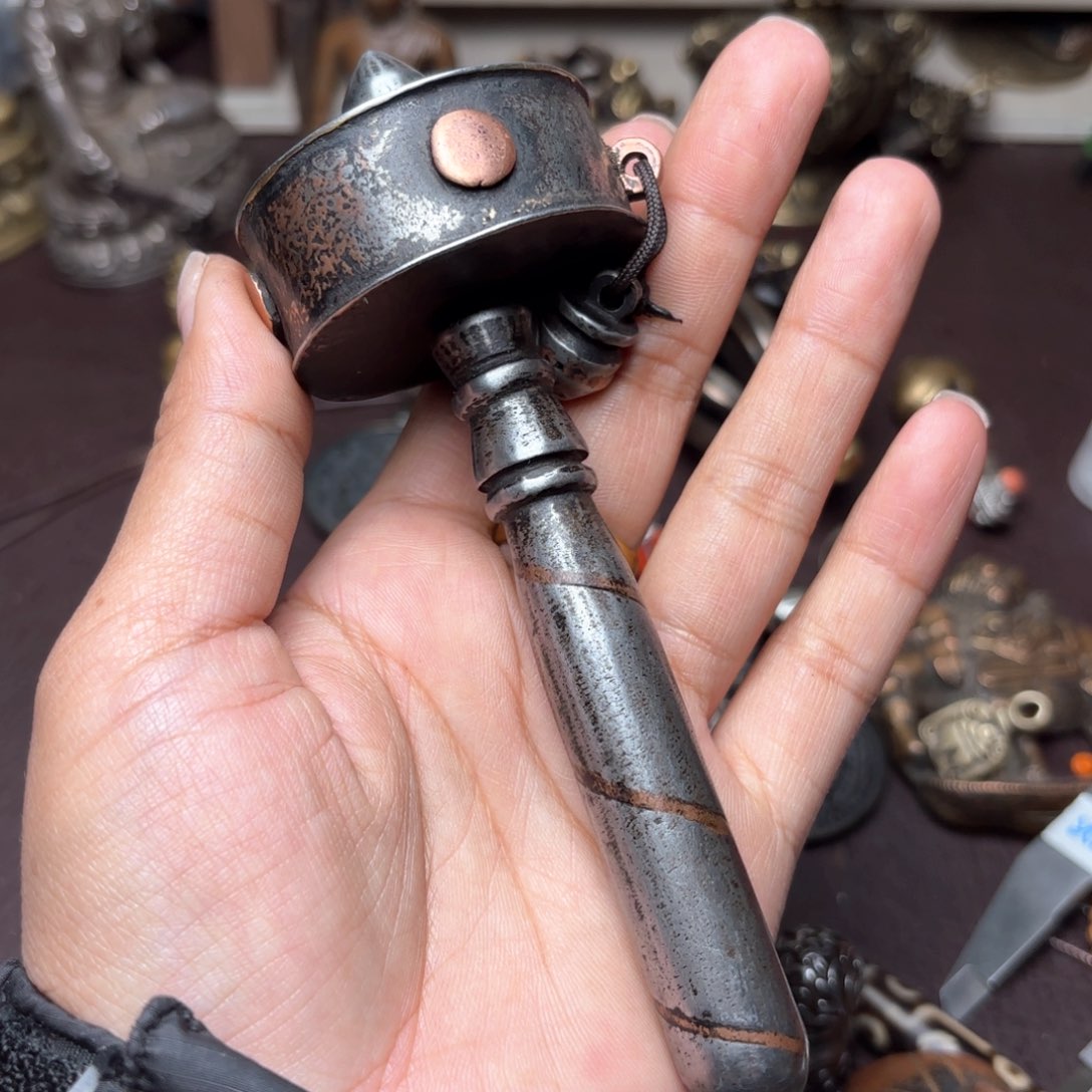 铜星月菩提吊坠项链