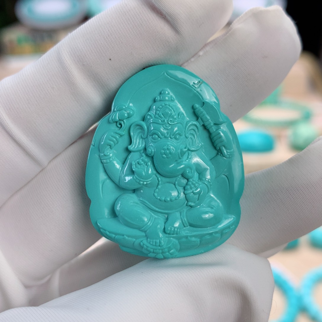 绿松石挂件未镶嵌