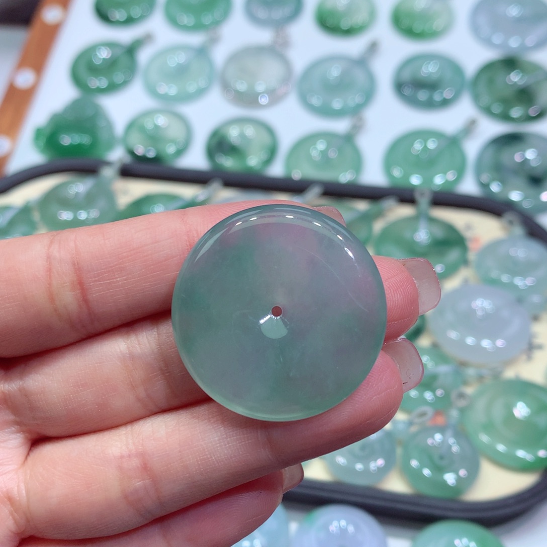 颈饰未镶嵌翡翠14尺寸30.9*5.8