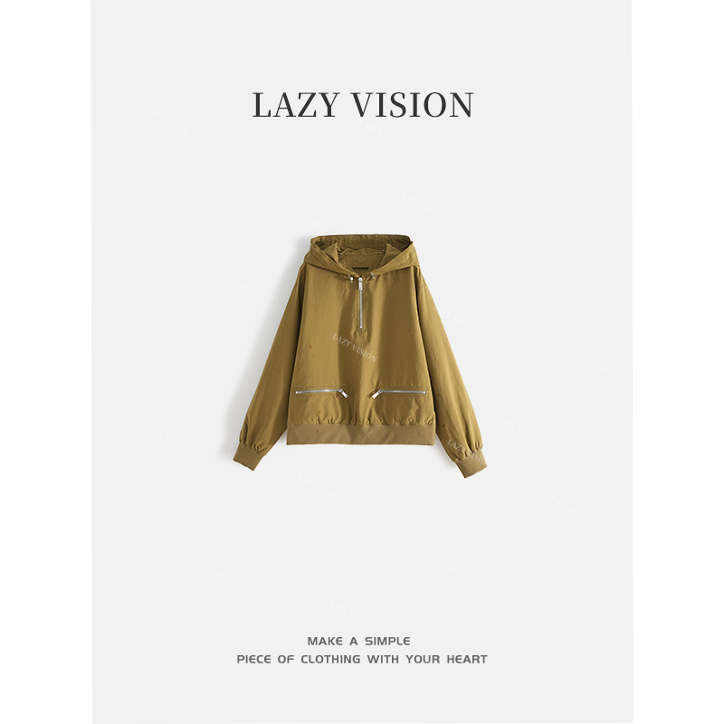 LAZYVISION连帽女士夹克外套ZMD-24457