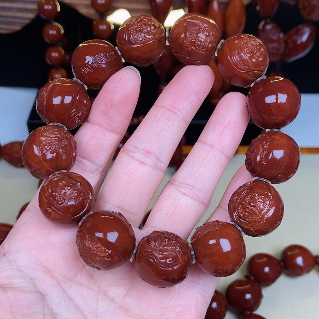 橄榄核吊坠十八罗汉