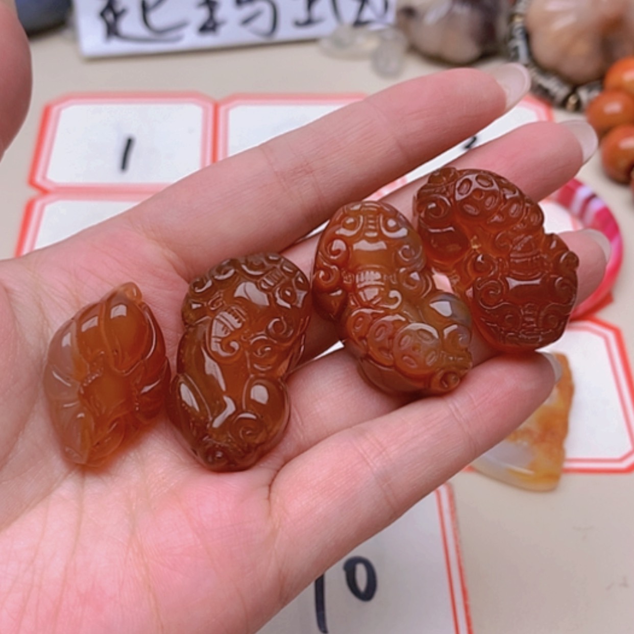 【闪购商品】未镶嵌玛瑙/玉髓珠宝半成品胡*满