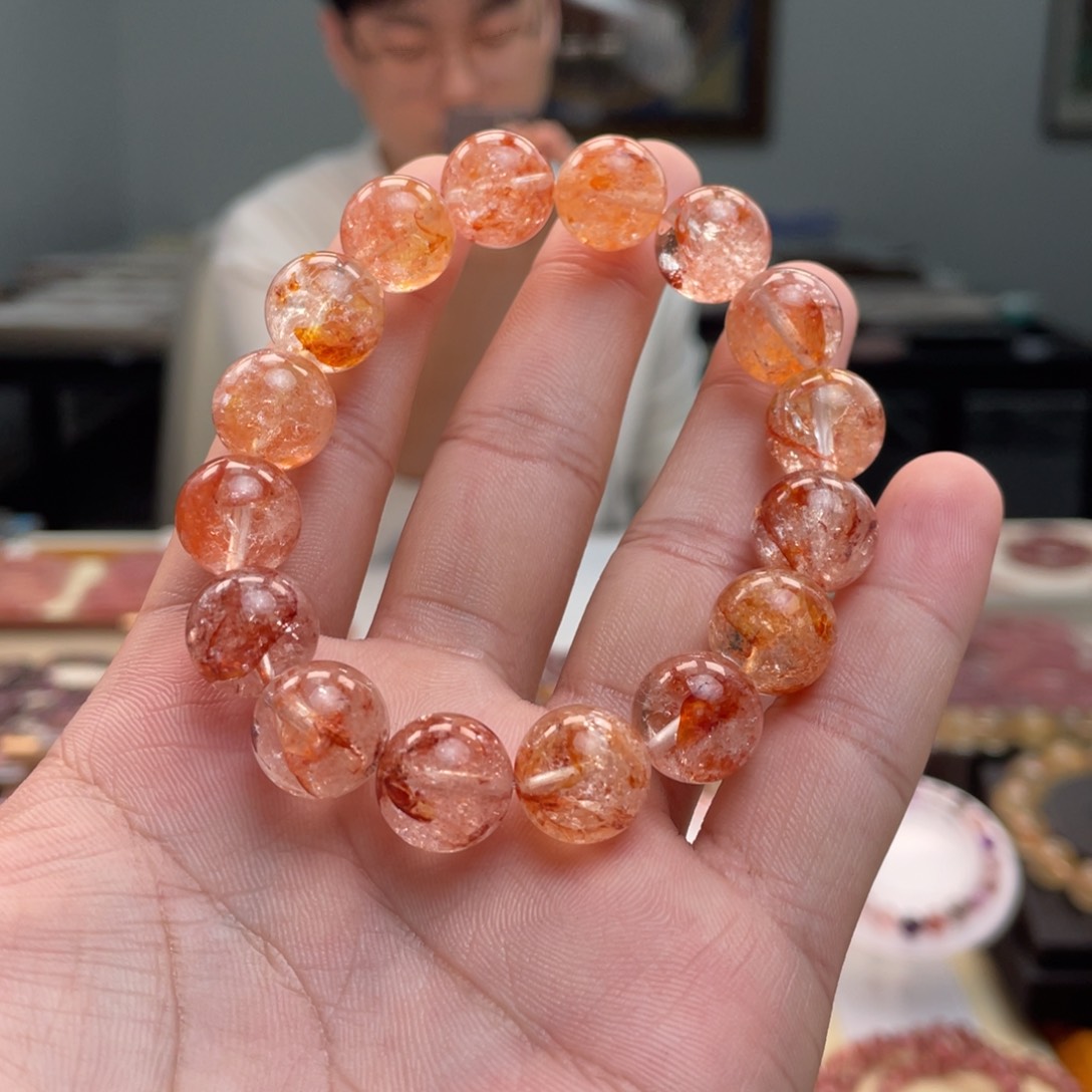 未镶嵌手串水晶胶花 多样性发一