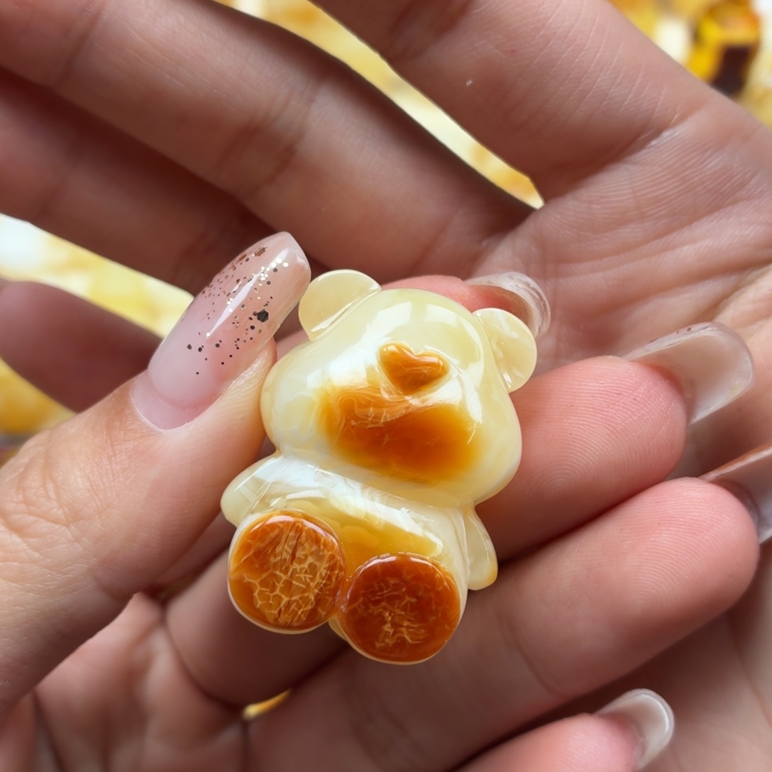 琥珀未镶嵌裸石蜜蜡