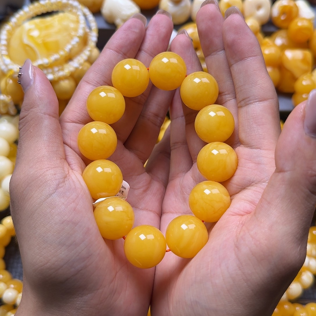 未镶嵌蜜蜡珠宝奇石同料20mm