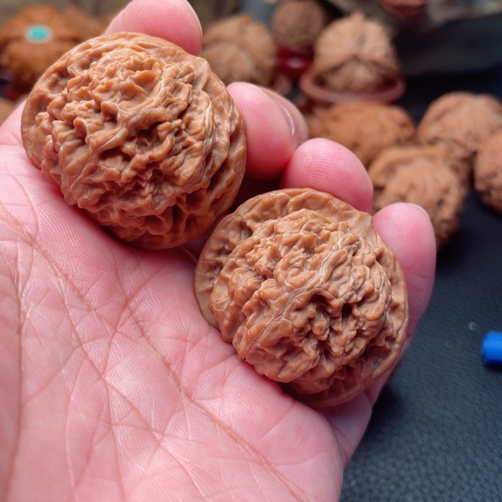 文玩核桃把件38全品老款宫灯