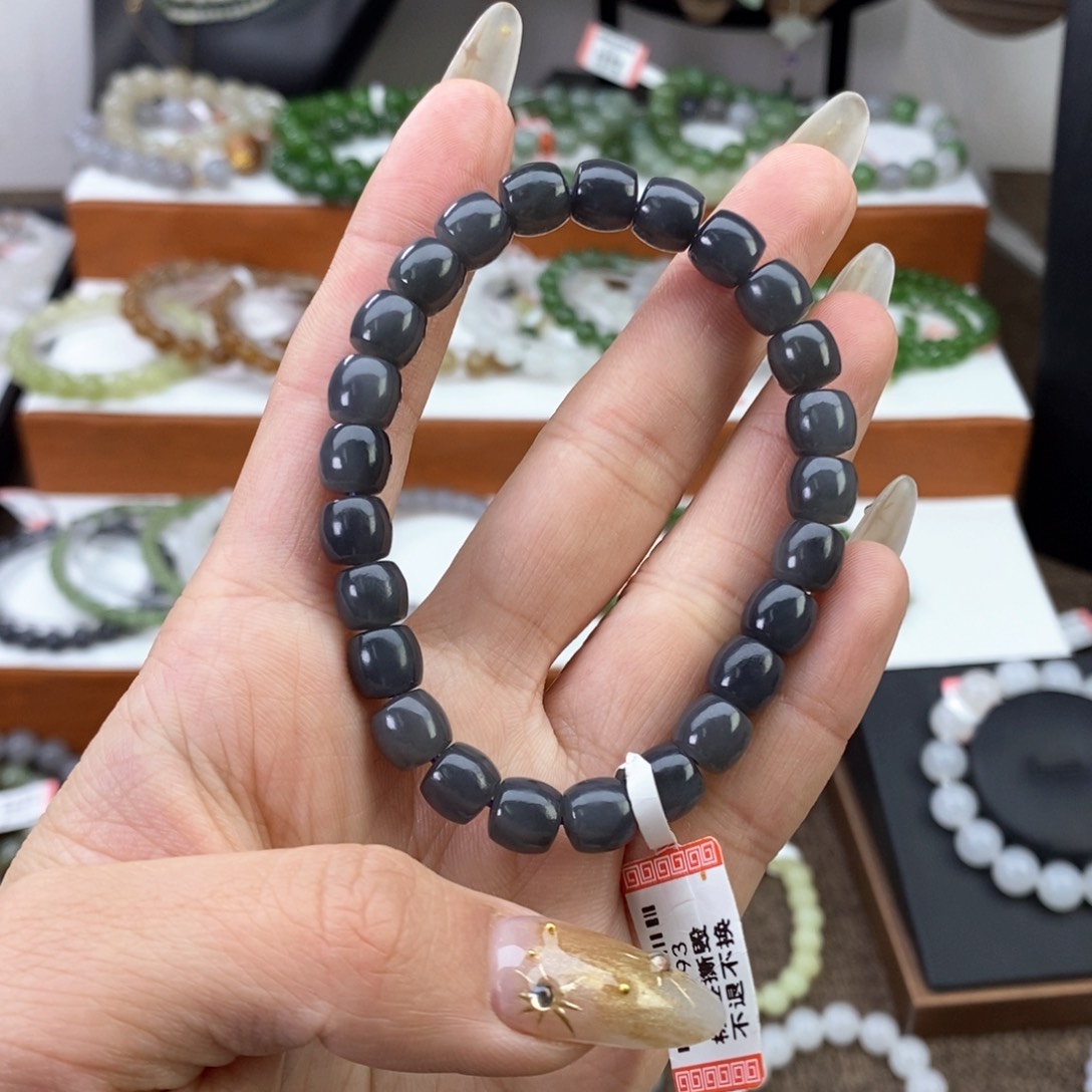 和田玉手串未镶嵌