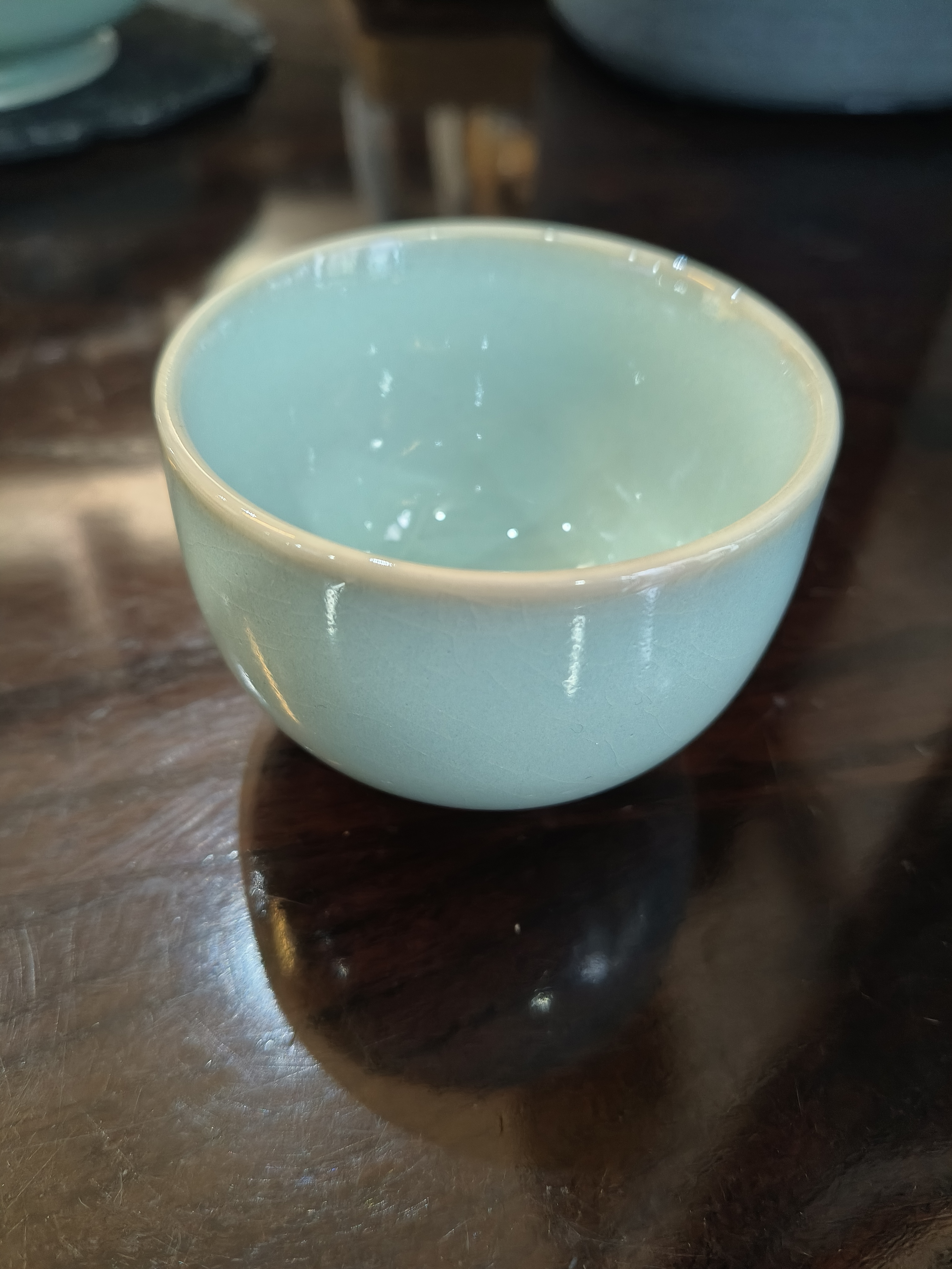天青直口功夫茶杯个人专用家用复古