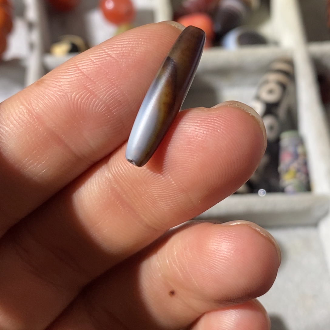 吊坠白玉菩提古珠