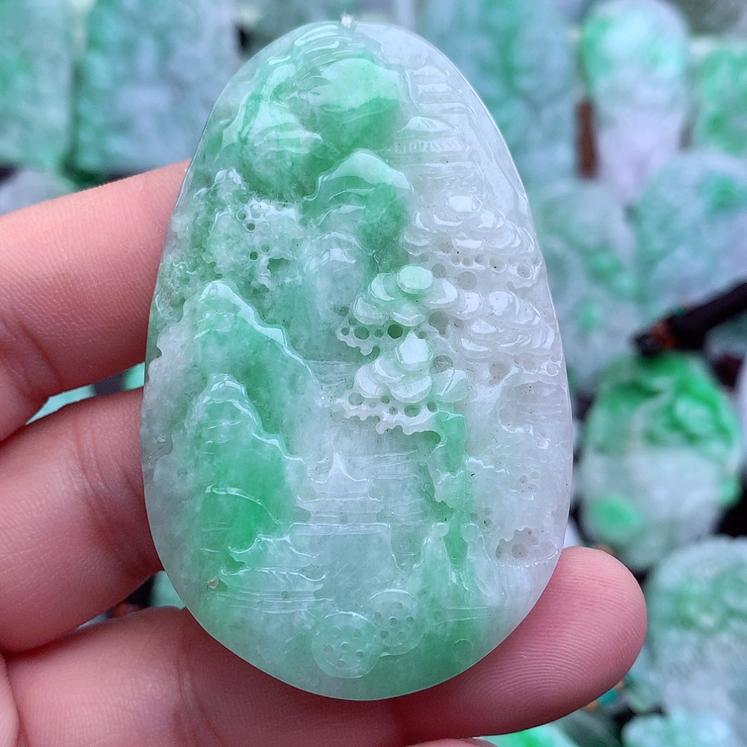 翡翠吊坠(不含链)未镶嵌