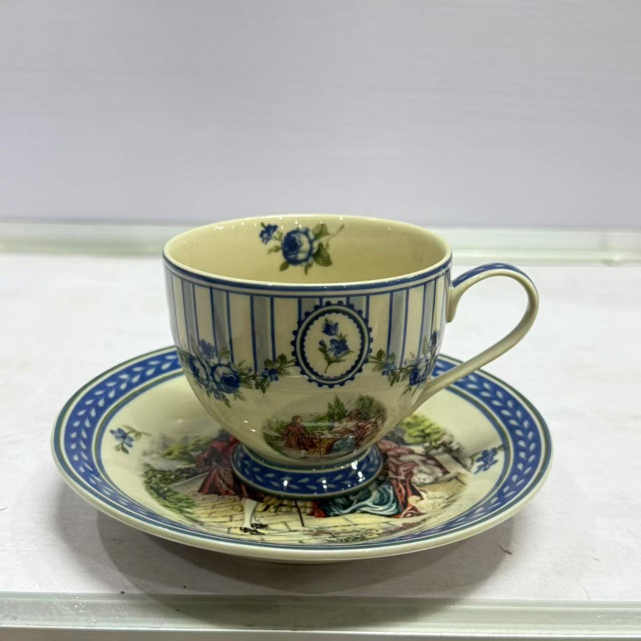 欧洲名画 cz 咖啡杯 微瑕