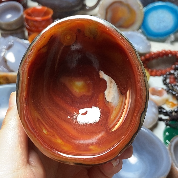 万***船玛瑙/玉髓未镶嵌一