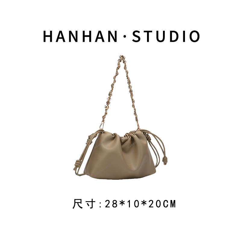 【韩韩甄选】QYX-9931-抹茶绿 轻奢时尚复古气质百搭单肩腋下包