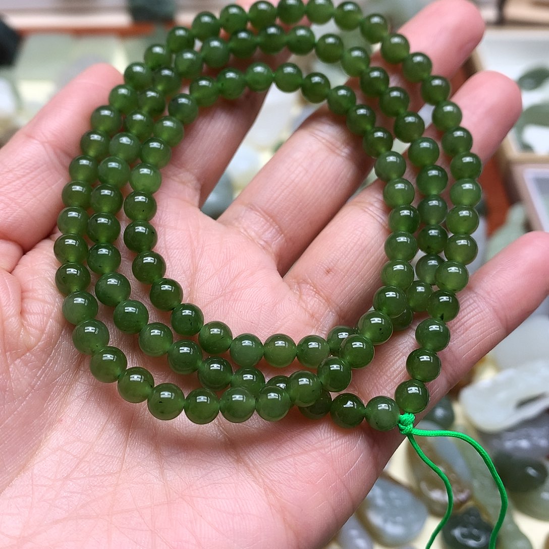 和田玉颈饰未镶嵌柚**儿