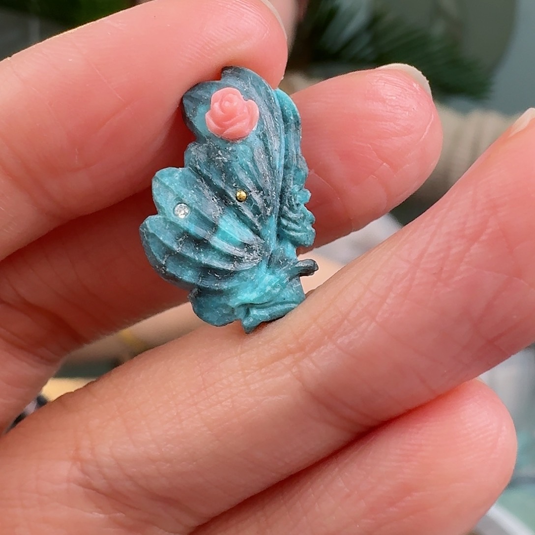 绿松石珠宝奇石未镶嵌