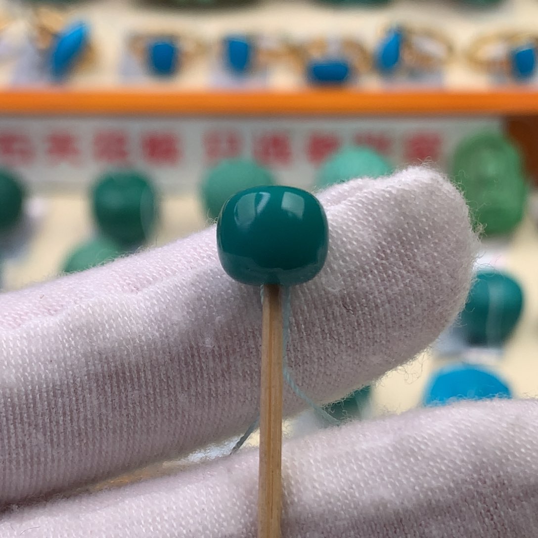 未镶嵌绿松石珠宝半成品