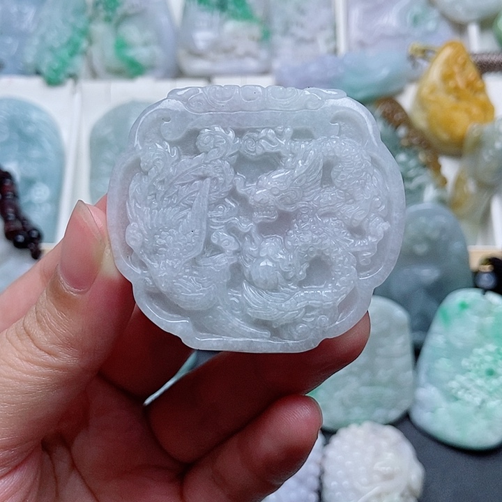 翡翠未镶嵌吊坠(不含链)翡翠