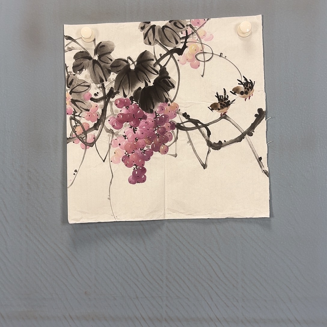 国画1192 牡丹图画师大