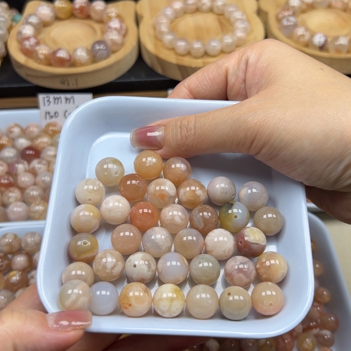 玛瑙/玉髓未镶嵌手链6毛克价12mm 90克