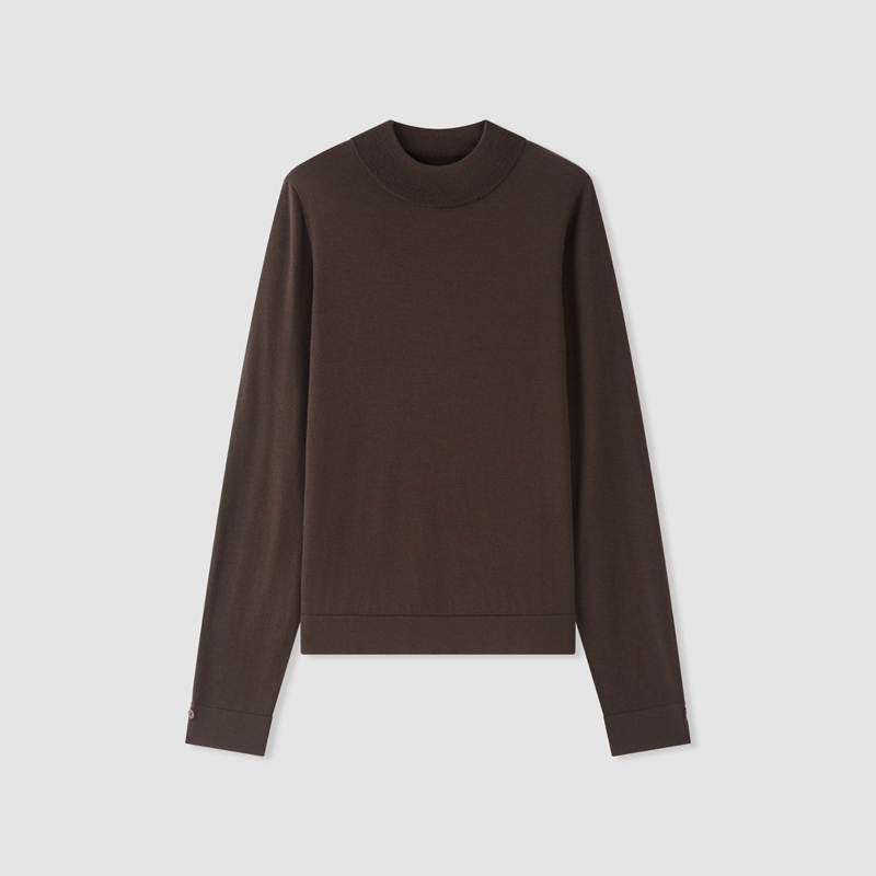 【冬姐自主品牌】VOR 48支 230g 100绵羊毛针织衫 V25300301