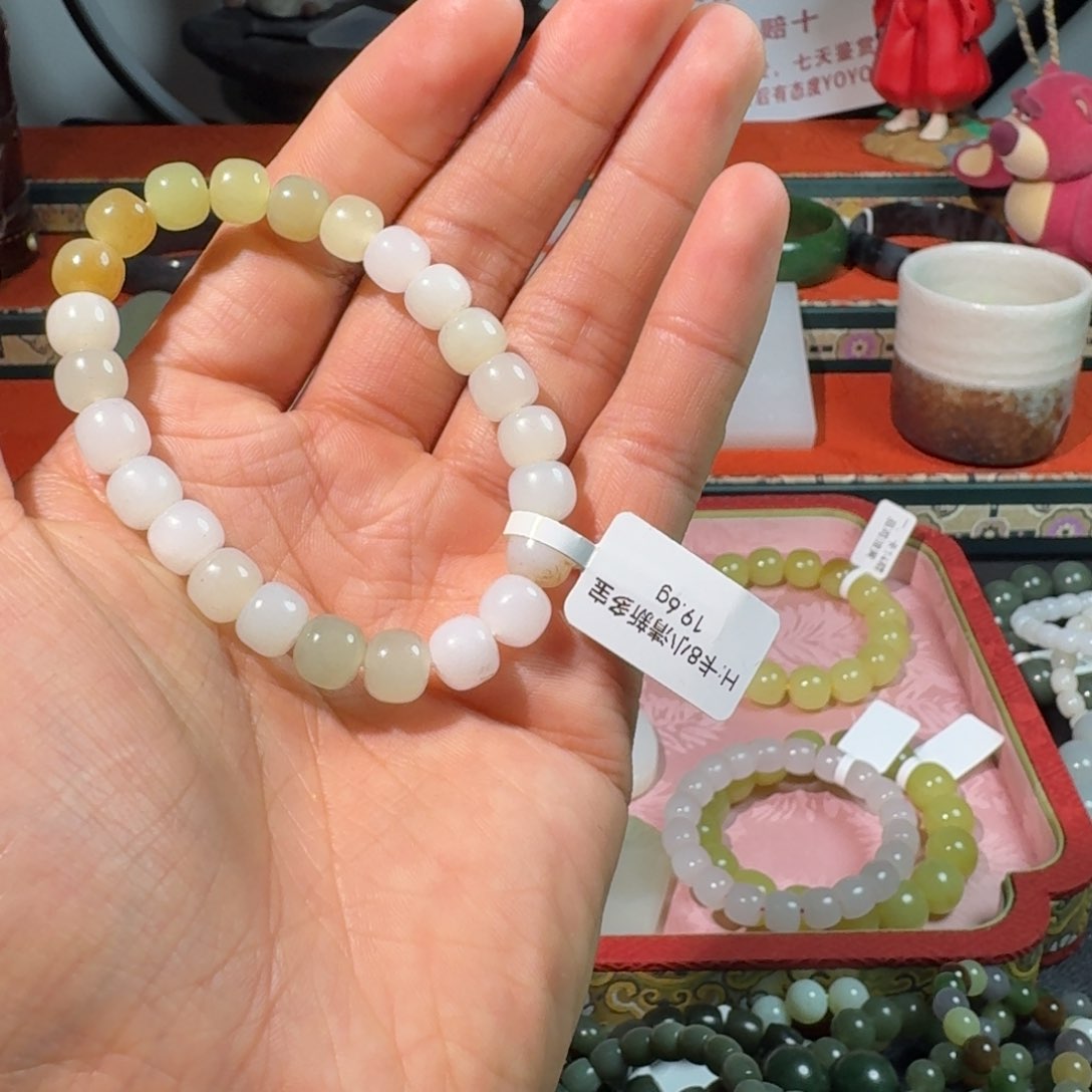 和田玉手串未镶嵌