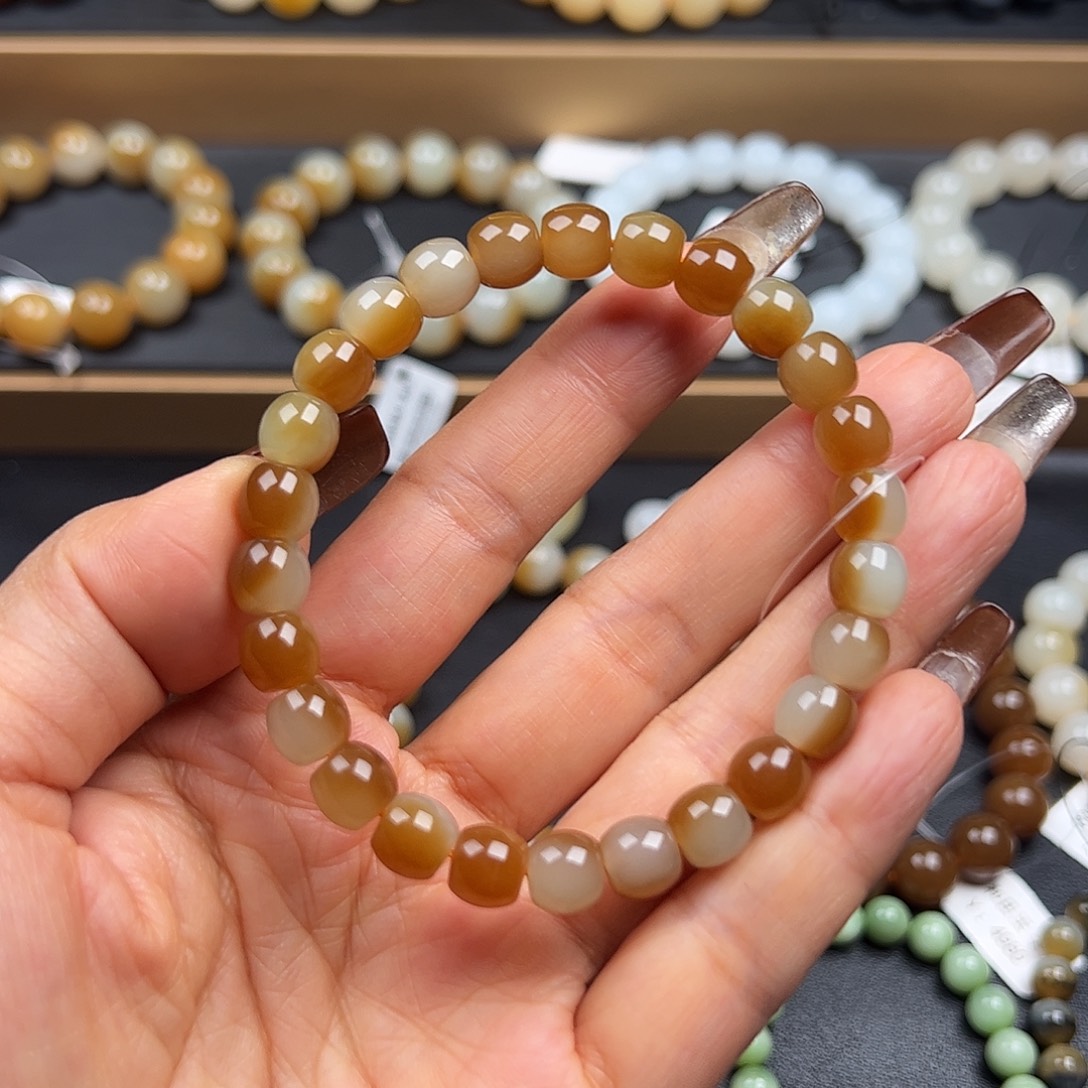 和田玉未镶嵌手链