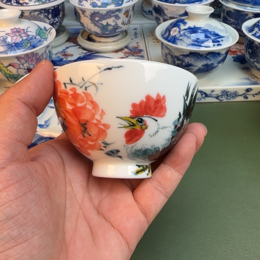 陶纯手工纯手绘茶具257