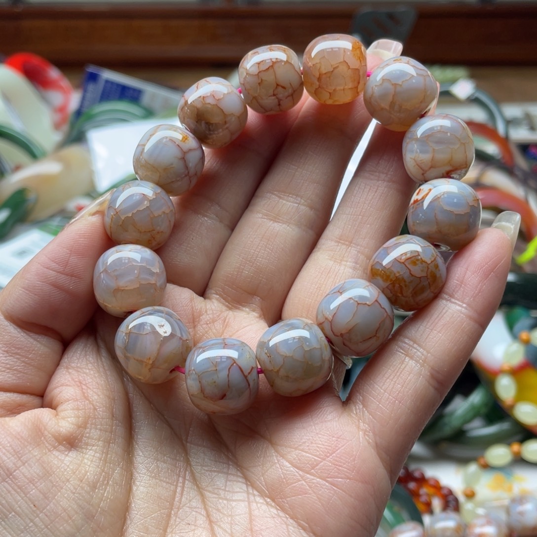 玛瑙/玉髓未镶嵌手链