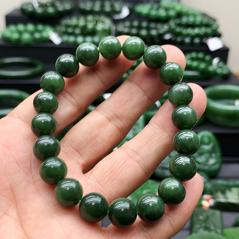 【闪购商品】和田玉（碧玉）手链未镶嵌