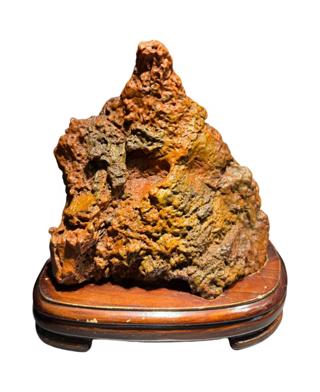 戈壁石沙漠漆摆件创意簇霰石簇