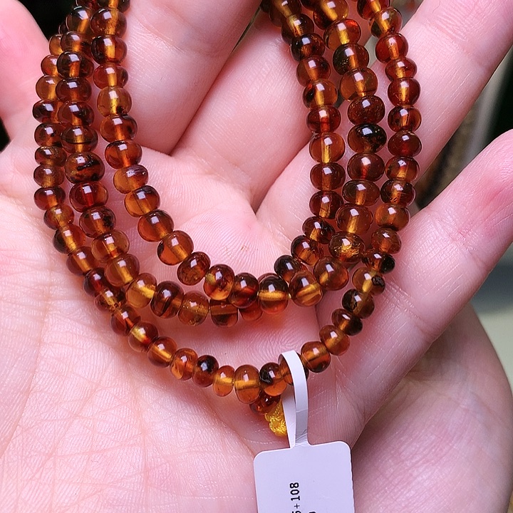 琥珀未镶嵌裸石抚顺琥珀6-598