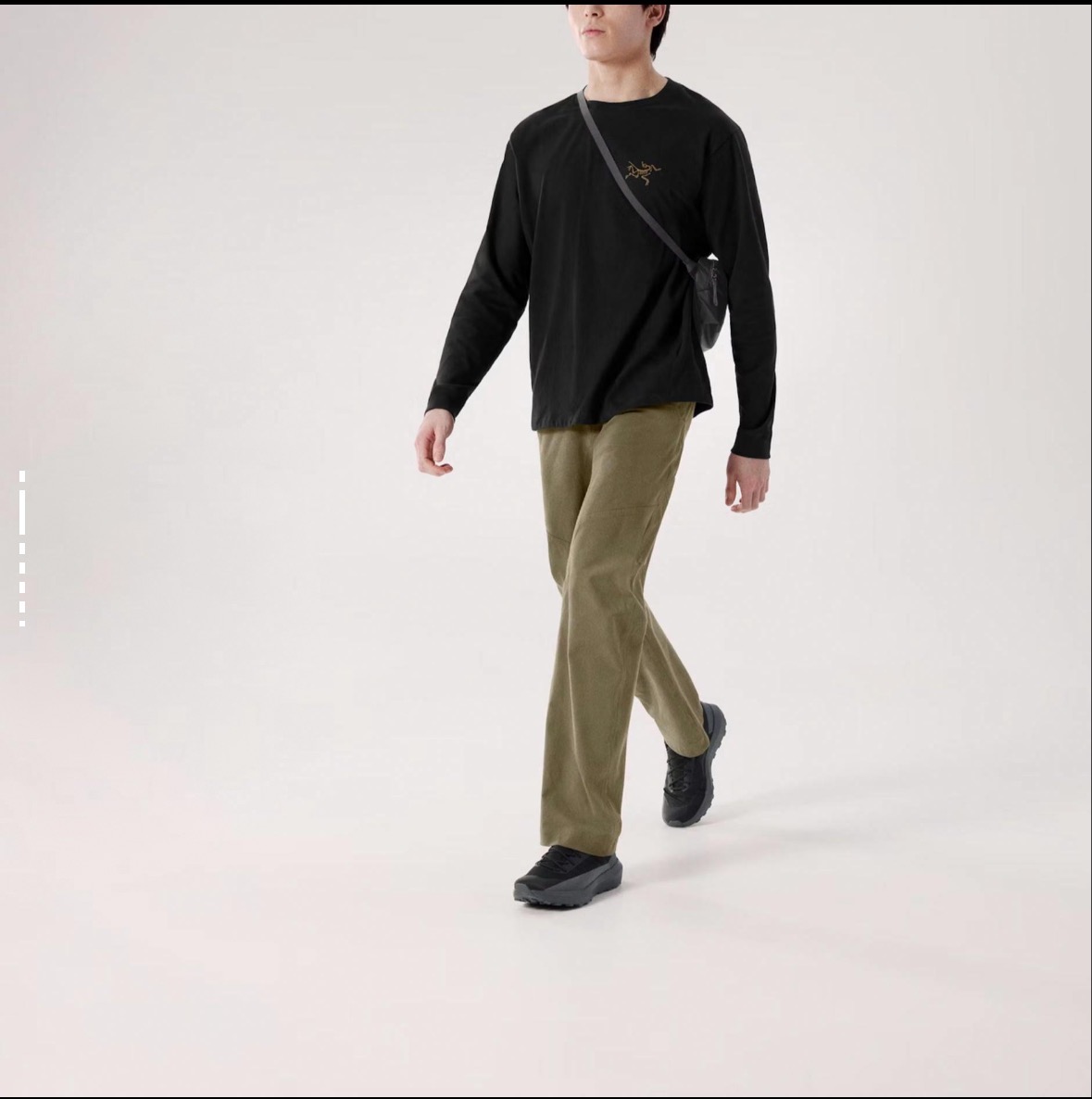 ARC'TERYX/始祖鸟KRAGG 印花金标Logo舒适透气户外圆领T恤 9714