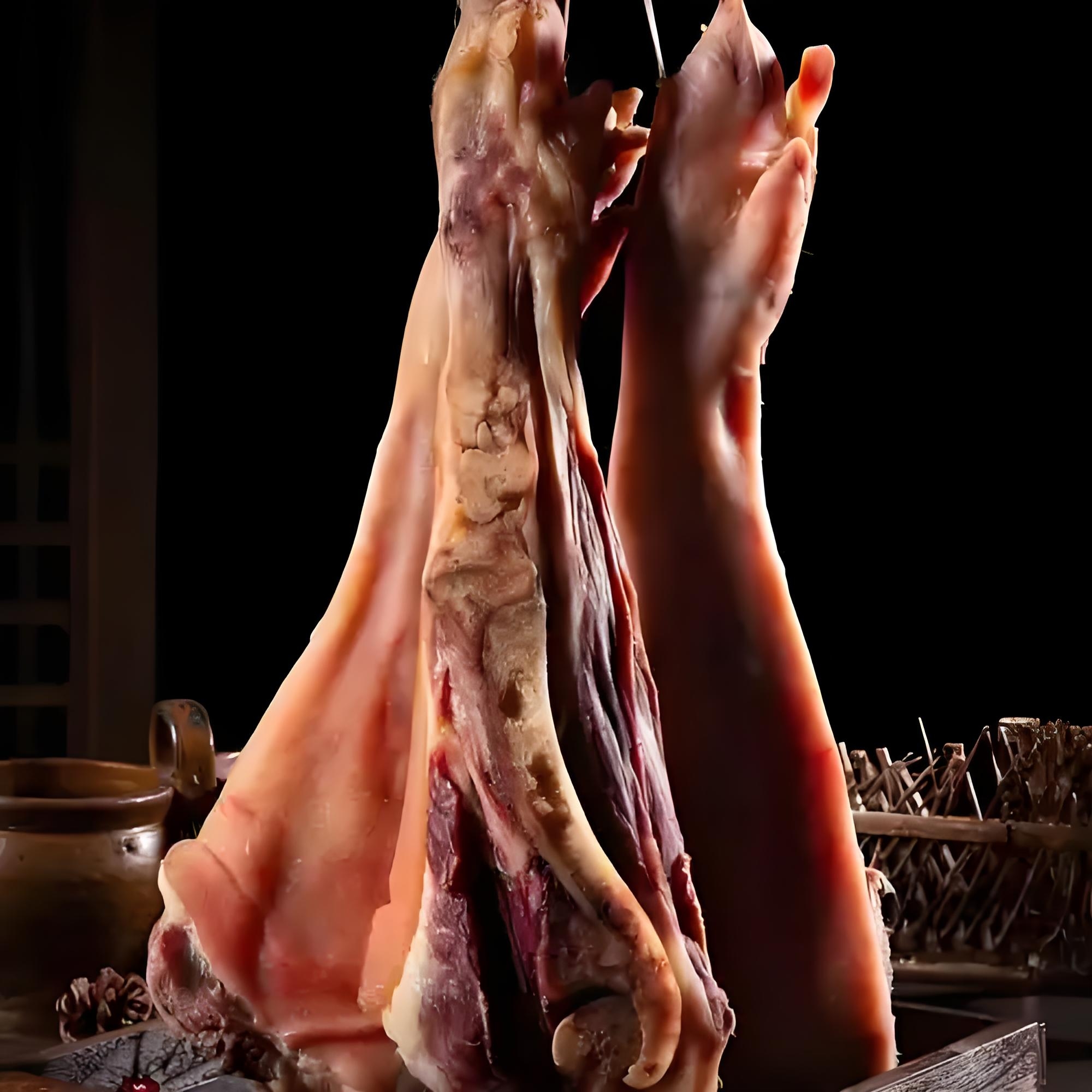 【爱莲】贵州特色柏树烟熏腊猪脚