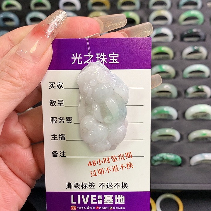翡翠颈饰未镶嵌翡翠