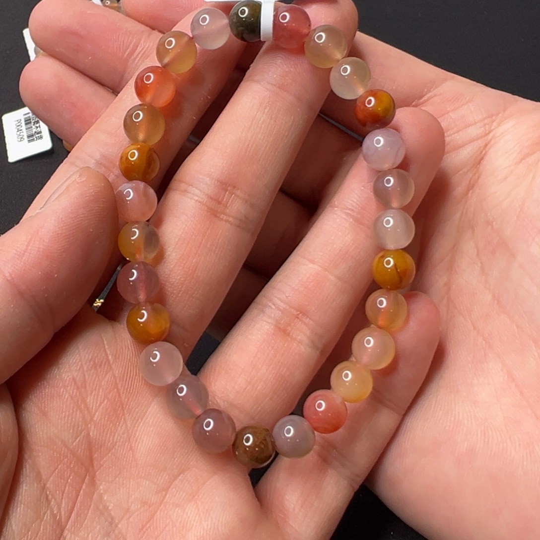 南红玛瑙保山多宝手串 P004518号未镶嵌