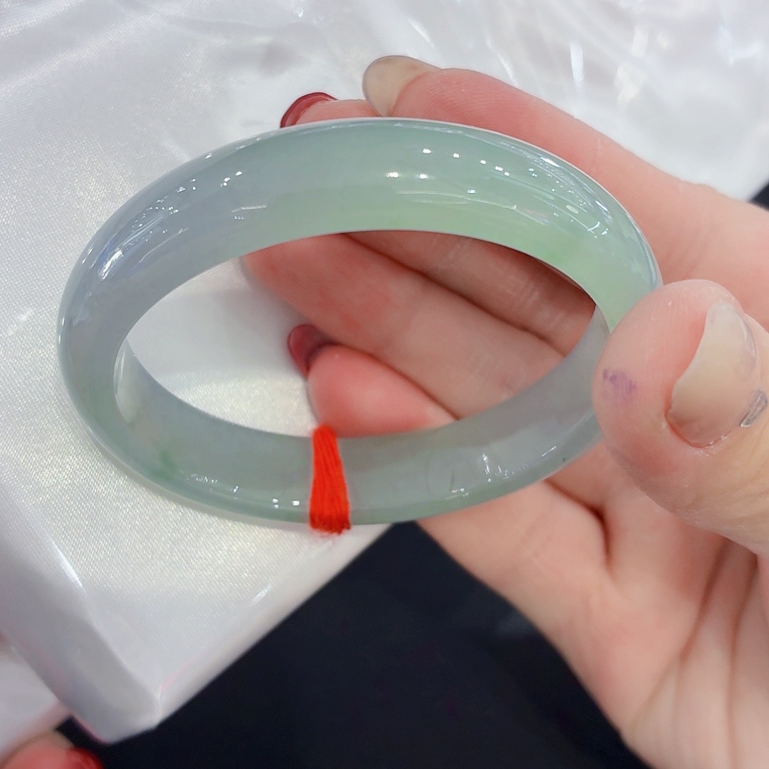 翡翠未镶嵌手镯翡翠51-52圈口