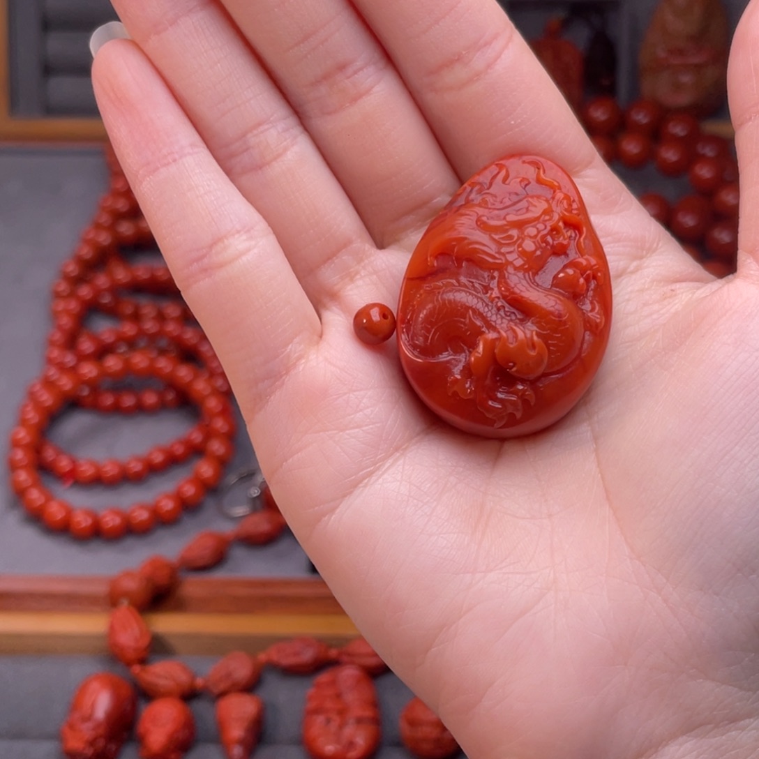 南红玛瑙未镶嵌配饰