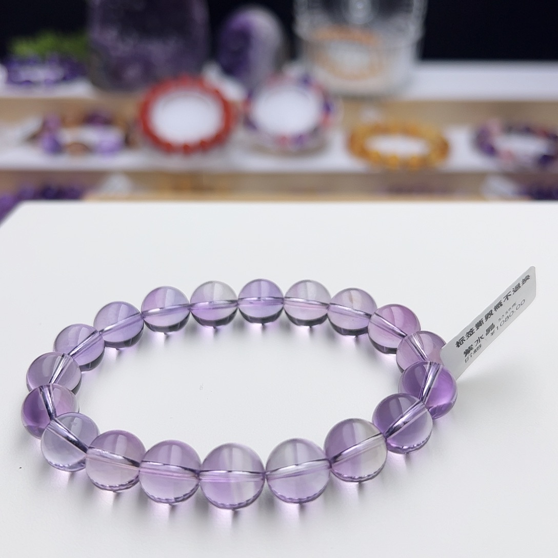 水晶手链未镶嵌紫水晶10.6mm32.59