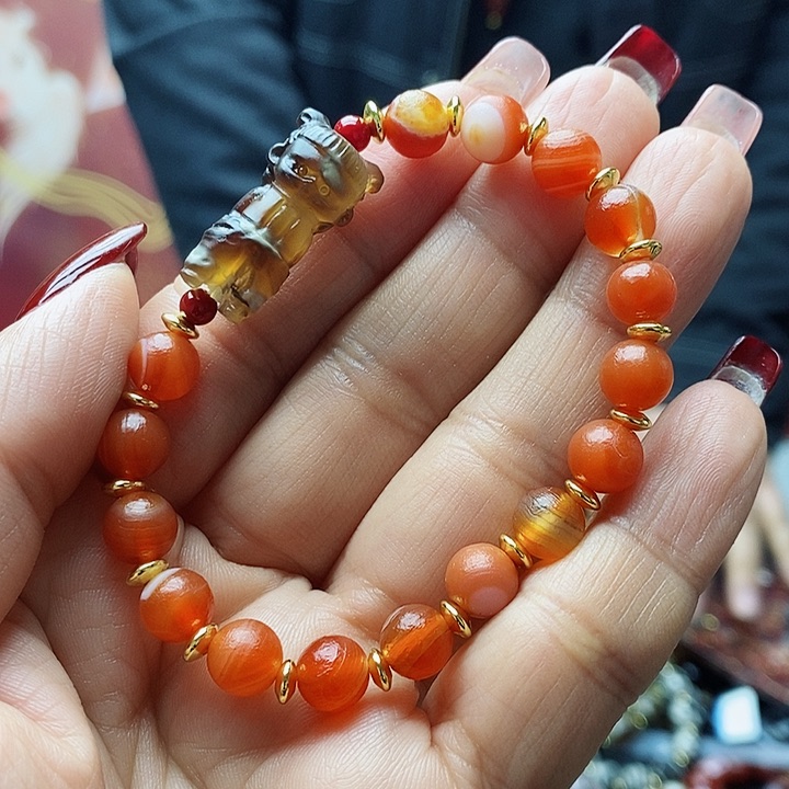 玛瑙/玉髓手链合金