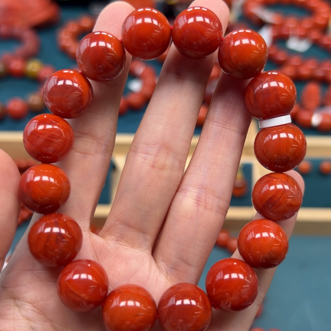 合金手串南红玛瑙13mm