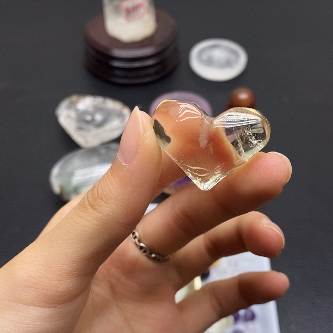 未镶嵌水晶珠宝半成品52水晶石