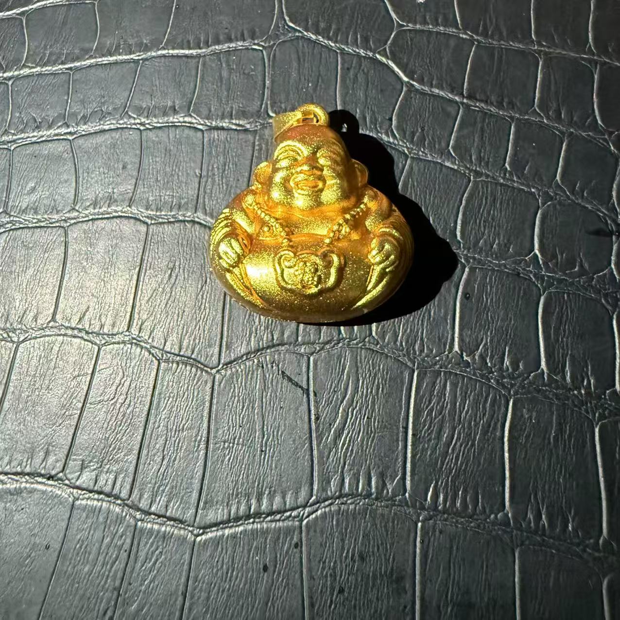 吊坠足银 收藏级轻奢气质简约精致黄色吊坠ys62408