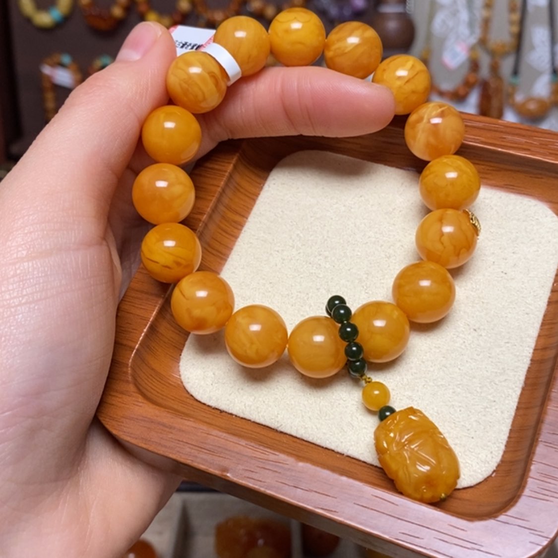 【闪购商品】手链蜜蜡未镶嵌手串