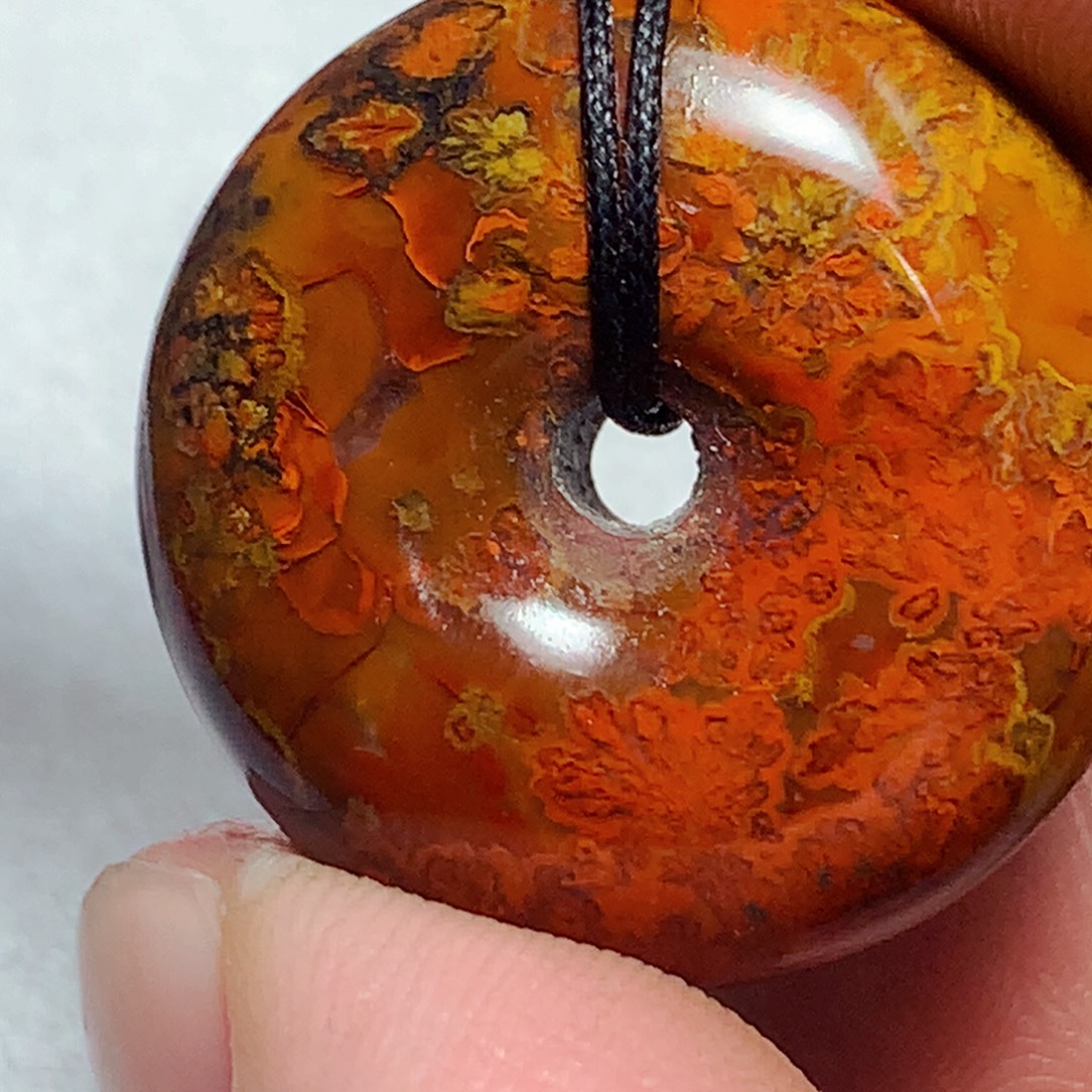 。***。玛瑙/玉髓未镶嵌战国红