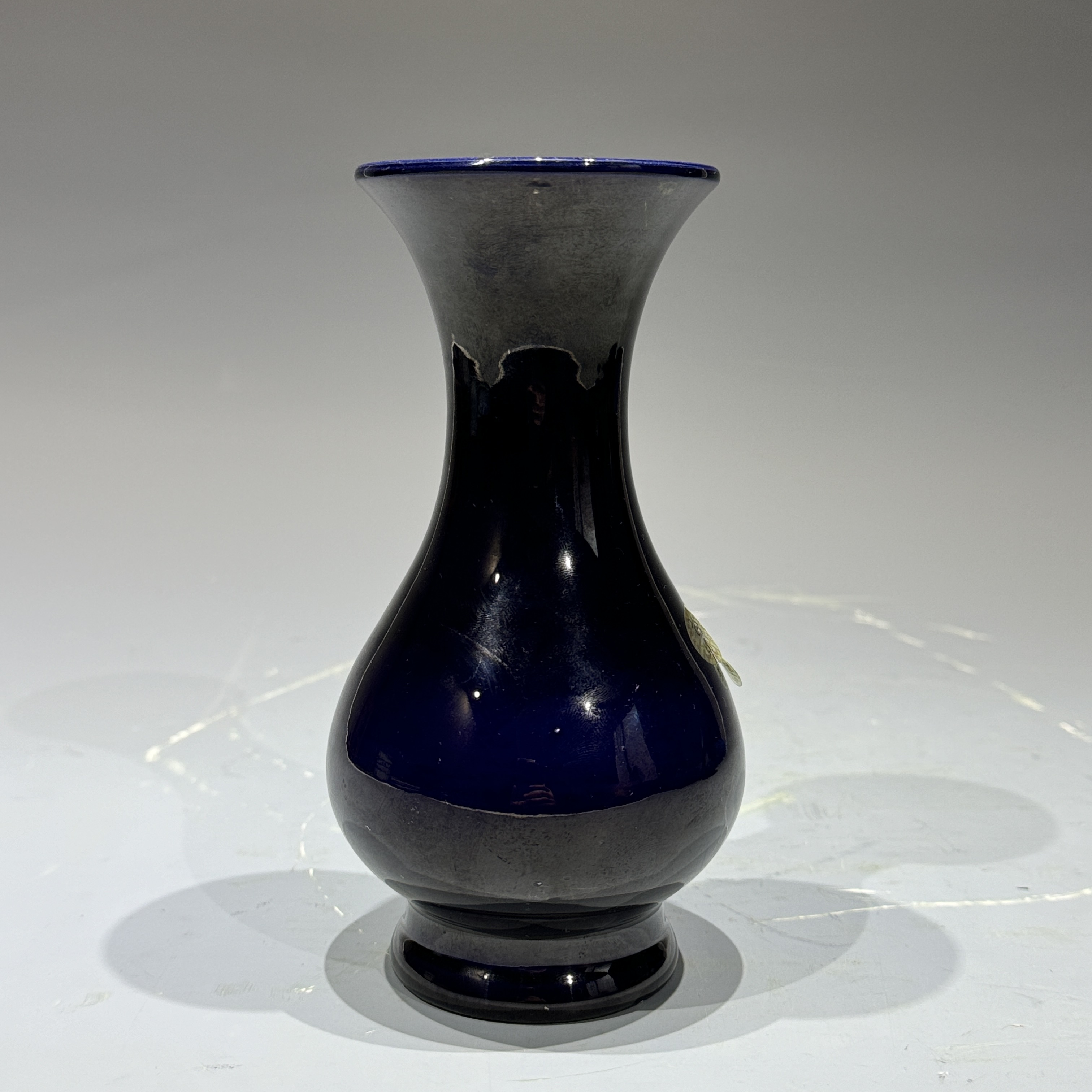 4309 清中期 茄皮紫釉琵琶尊