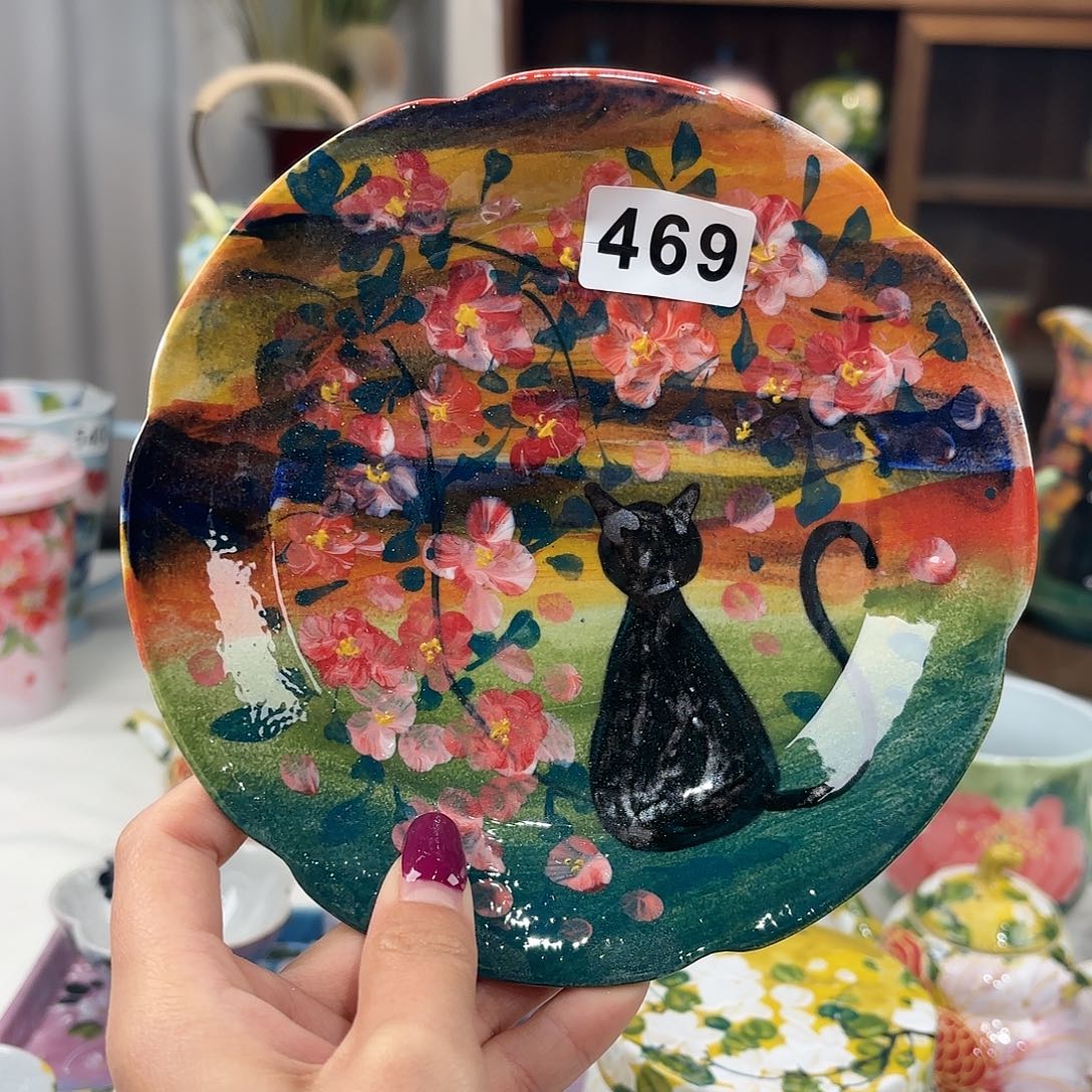 瓷片景德镇手绘高温釉下彩陶瓷茶具